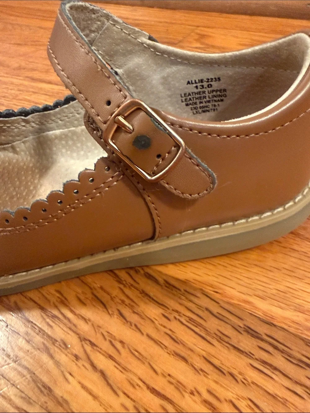 FootMates Girls' Brown Mary Jane Dress Shoes